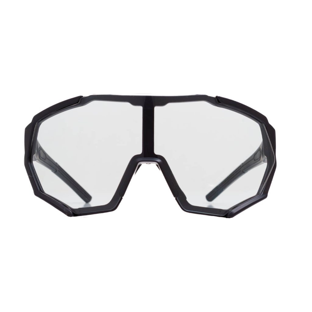 Occhiali Da Ciclismo COSMONAUTS LANDER Nero - Materiale TR90 Grilamid, Lente Zeiss Flash Argento, 27g